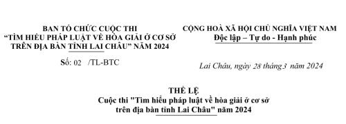 Thể lệ cuộc thi  02
