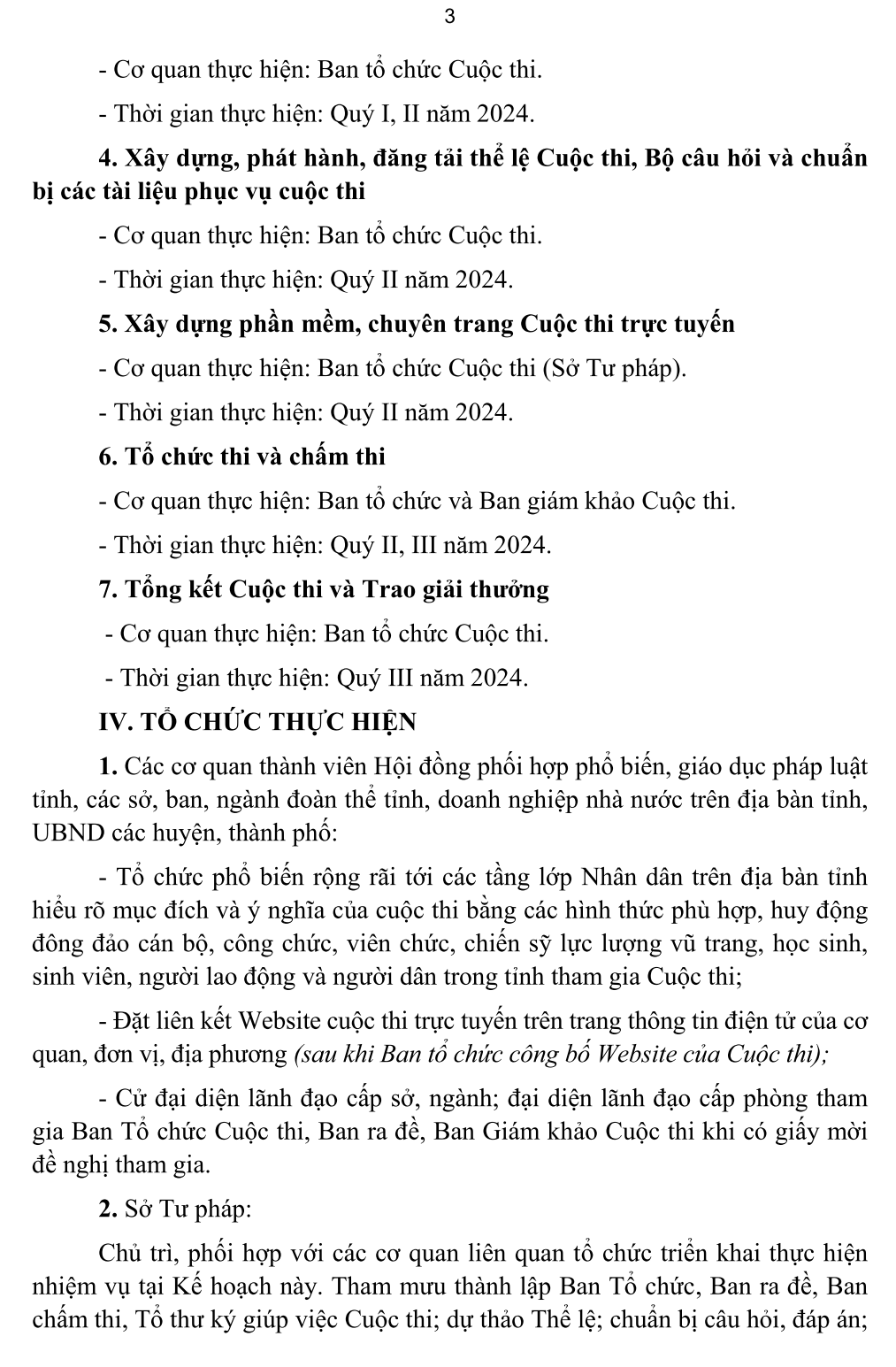 kế hoạch cuộc thi trực tuyến 01